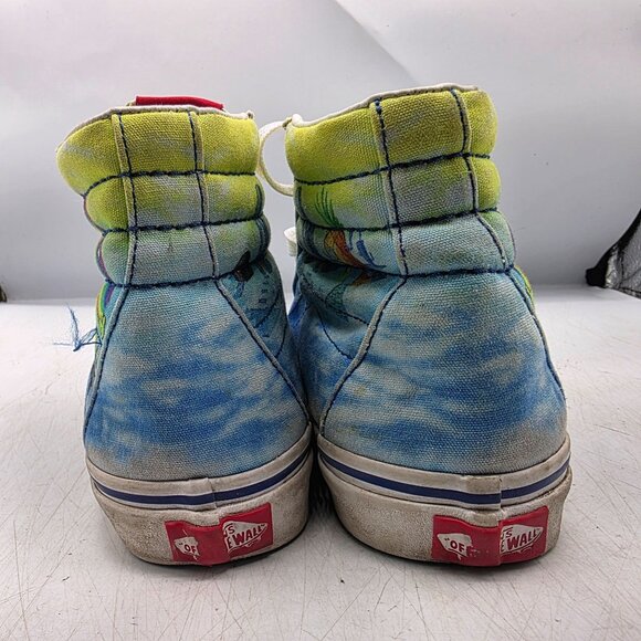 Vans Sk8-Hi x Spongebob Squarepants Womens Size 6.5 Blue Sneaker Shoes Walking - Picture 5 of 13